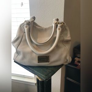 Marc by Marc Jacobs Classic Q Fran Shoulder Bag in White